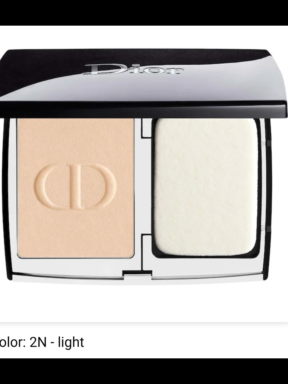 Dior Forever Natural Velvet No transfer Longwear Compact Foundation- 2N Light